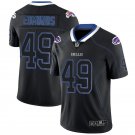 Men's Bills #49 Tremaine Edmunds Lights Out Black LT Stitched Jersey