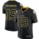 Men's Steelers #19 JuJu Smith-Schuster Lights Out Black LT Stitched Jersey