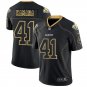 Mens Saints #41 Alvin Kamara Lights Out Black LT Stitched Jersey