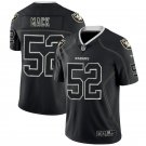 Men's Raiders #52 Khalil Mack Lights Out Black LT Stitched Jersey