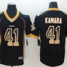 Mens Saints 41 Alvin Kamara Limited Black Drift Fashion Stitched Jersey