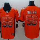 Men's Broncos #58 Von Miller Limited Orange Drift Fashion Stitched Jersey