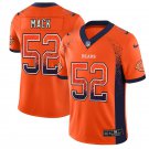 Men's Bears 52 Khalil Mack Limited Orange Drift Fashion Stitched Jersey
