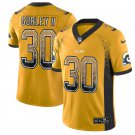 Men's Rams 30 Todd Gurley Limited Yellow Drift Fashion Stitched Jersey
