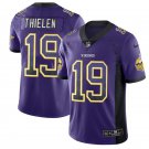 Men's Vikings 19 Adam Thielen Limited Purple Drift Fashion Stitched Jersey