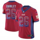 Men's Giants #26 Saquon Barkley Limited Red Drift Fashion Stitched Jersey