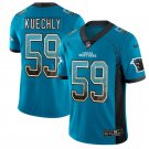 Men's Panthers 59 Luke Kuechly Limited Blue Drift Fashion Stitched Jersey