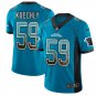 Men's Panthers 59 Luke Kuechly Limited Blue Drift Fashion Stitched Jersey