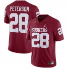 Men's Size Adrian Peterson Oklahoma Sooners Alumni Player – Crimson Stitched Jersey