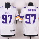 Men's Minnesota Vikings 97 Everson Griffen Elite White Stitched Jersey