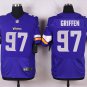 Men's Minnesota Vikings 97 Everson Griffen Elite Purple Stitched Jersey