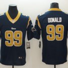 Men's Rams #99 Aaron Donald Limited Navy Blue Stitched Jersey