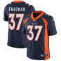 Men's Broncos #37 Royce Freeman Limited Navy Blue Stitched Jersey
