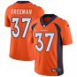 Men's Denver Broncos #37 Royce Freeman Limited Orange Stitched Jersey