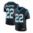 Men's Carolina Panthers 22 Christian McCaffrey Limited Black Stitched Jersey