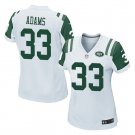 Women's York Jets 33 Jamal Adams Game White Stitched Jersey