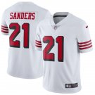 Men's San Francisco 49ers #21 Deion Sanders Limited White Stitched Jersey
