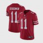 Men's 49ers 11# Marquise Goodwin Limited Red Stitched Jersey