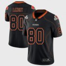 Men's Cleveland Browns 80# Jarvis Landry Black Shadow Stitched Jersey