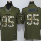 Men's Cleveland Browns 95# Myles Garrett Salute To Service Stitched Jersey
