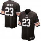 Youth Cleveland Browns 23# Joe Haden Game Brown Stitched Jersey