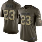 Men's Cleveland Browns #23 Joe Haden Salute To Service Stitched Jersey