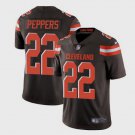 Men's Cleveland Browns #22 Jabrill Peppers Limited Brown Stitched Jersey