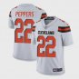 Men's Cleveland Browns #22 Jabrill Peppers Limited White Stitched Jersey