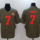 Men's Cleveland Browns 7# DeShone Kizer salute to service Stitched Jersey