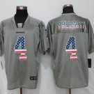 Men's Dallas cowboys #4 Dak Prescott Drift USA Flag Elite Stitched Jersey