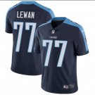 Men's Tennessee Titans #77 Taylor Lewan Limited Navy Blue Stitched Jersey