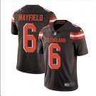 Men's Cleveland Browns #6 Baker Mayfield Limited Brown Stitched Jersey