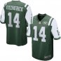 Men's York Jets #14 Ryan Fitzpatrick Game Green Stitched Jersey