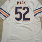Men's Bears #52 Khalil Mack Elite White Rush Stitched Jersey