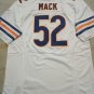 Men's Bears #52 Khalil Mack Elite White Rush Stitched Jersey