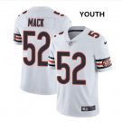 Youth Bears #52 Khalil Mack White Stitched Jersey