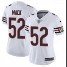 Women's Bears #52 Khalil Mack Limited White Stitched Jersey