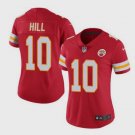 Women's Kansas City Chiefs 10# Tyreek Hill Limited Red Stitched Jersey