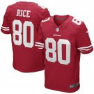 Men's San Francisco 49ers #80 Jerry Rice Elite Red Stitched Jersey