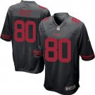 Men's San Francisco 49ers #80 Jerry Rice Game Black Stitched Jersey