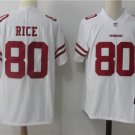 Men's San Francisco 49ers #80 Jerry Rice Limited White Stitched Jersey