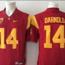 Men's USC Trojans #14 Sam Darnold Red College Stitched Jersey