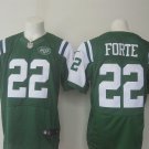Men's York Jets #22 Matt Forte Elite Green Stitched Jersey