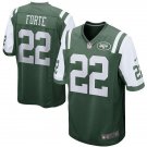 Men's York Jets #22 Matt Forte Green Game Stitched Jersey
