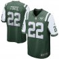 Men's York Jets #22 Matt Forte Green Game Stitched Jersey