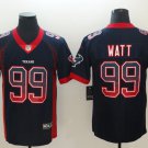 Men's Houston Texans #99 J.J. Watt Limited Drift Navy Blue Stitched Jersey