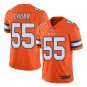 Men's Denver Broncos 55# Bradley Chubb Limited Orange rush Stitched Jersey