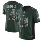 Men's York Jets 14# Sam Darnold Limited Green Drift Stitched Jersey