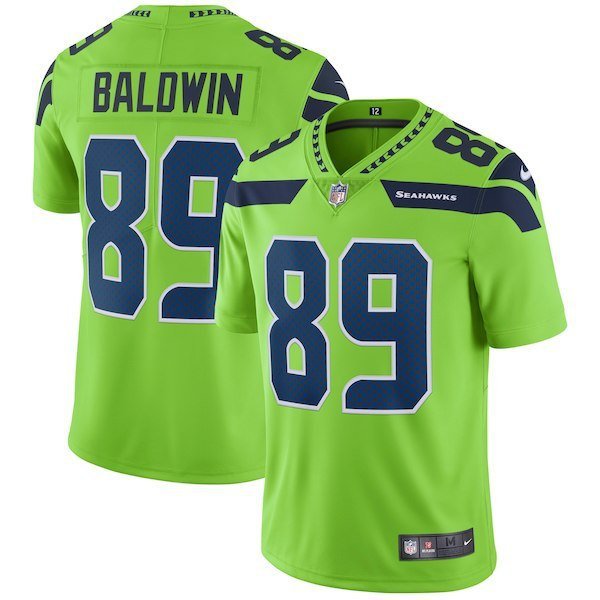 Men's Seattle Seahawks 89# Doug Baldwin Limited Green Stitched Jersey