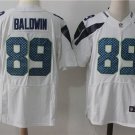 Men's Seattle Seahawks 89# Doug Baldwin Elite White Stitched Jersey